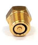 Brass venting nipple 4089MS-1/8 BSP - 3.2-5.6 bar