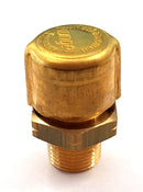 Brass venting nipple 4087MS-M10 x 1.0 - 0.03-0.05 bar