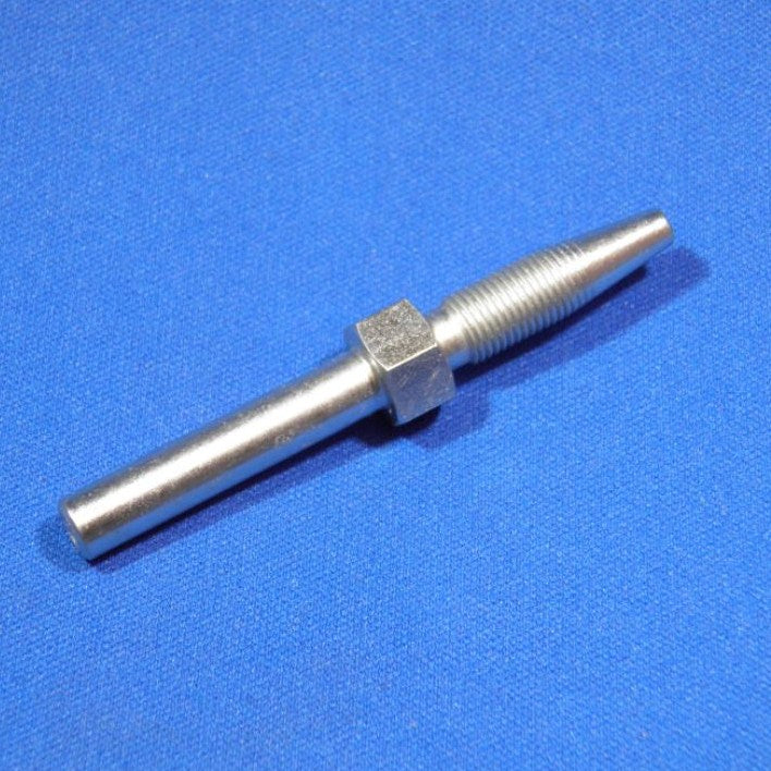 Slangpilaar ø6mm recht staal - L=30mm