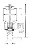 Electric oil dripper ELO-3000 natural glass 24V DC 12 VA