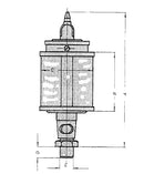 Separate reservoir for UNI 60x80 plexiglass oil dripper