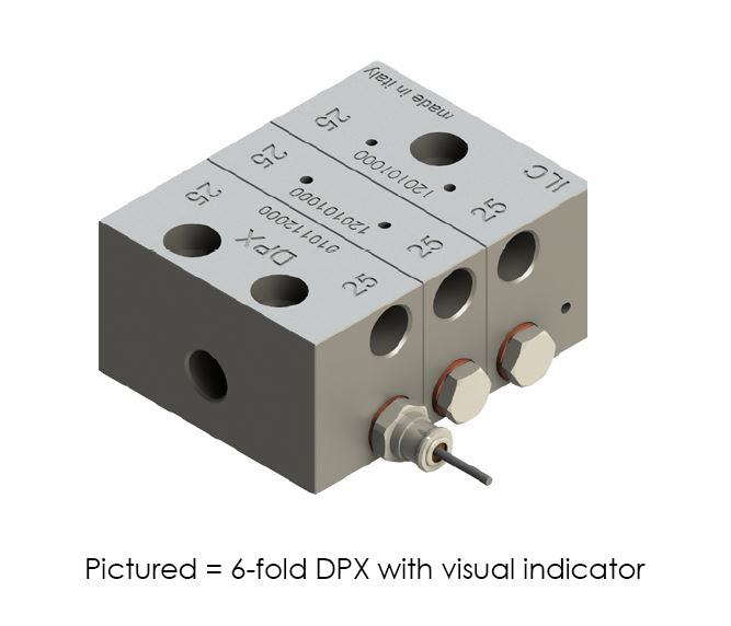 ILC progressieve verdeler type DPX-12/24 + visuele indic